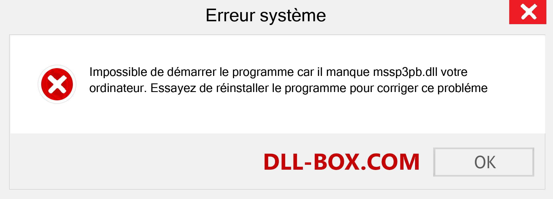 Le fichier mssp3pb.dll est manquant ?. Télécharger pour Windows 7, 8, 10 - Correction de l'erreur manquante mssp3pb dll sur Windows, photos, images